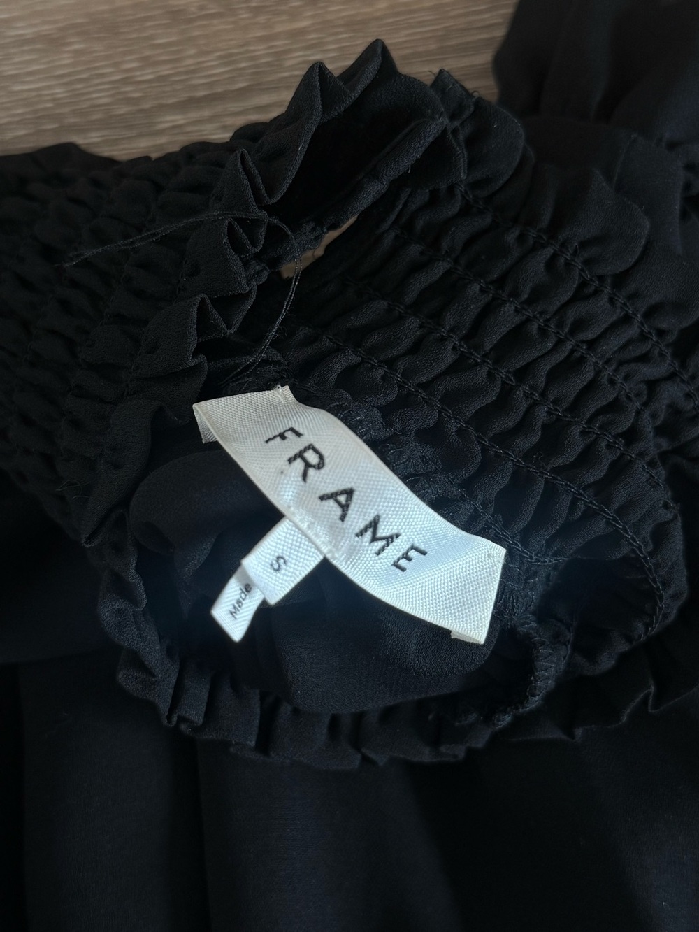 Frame Ruffle High-Neck Blouse - Picture 6 of 6